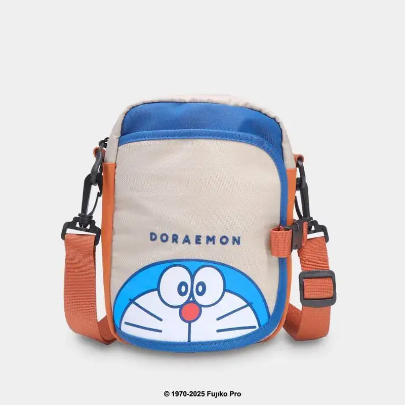

Милая сумка-кроссбоди Sanrio Doraemon в стиле аниме, маленькая квадратная сумка через плечо с большой вместимостью для телефона и аксессуаров.