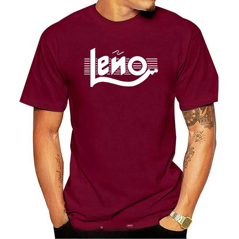 Camiseta de algodón para Hombre, prenda de vestir de marca, con logotipo de Leno rosa, Negra, Tallas S, M, L, Xl, Xxl, Xxxl, 100