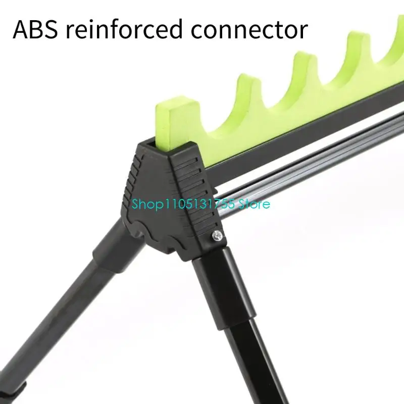 حامل صنارة صيد احترافي من الألومنيوم مكون من 12 قضيب مقاوم للعوامل الجوية