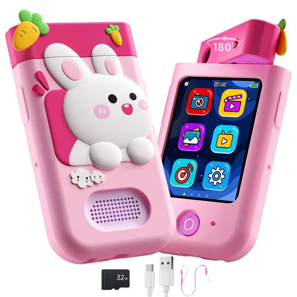 kids-smart-phone-toy-touchscreen-play-phone-with-rotating-48mp-camera-learning-game-music-player-christmas-birthday-gift-3