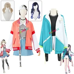 ANIMECC in Stock XS-3XL Shiraishi An Azusawa Kohane Cosplay Project Sekai Colorful Stage Costume Wig Halloween Outfits for Women