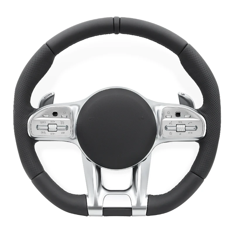 عجلة توجيه سيارة مجموعة كاملة لمرسيدس بنز AMG W205 W213 W222 W204 A45 W212 G63 C63 C63S GLE GLC GLA GLS A B C E S G V Class