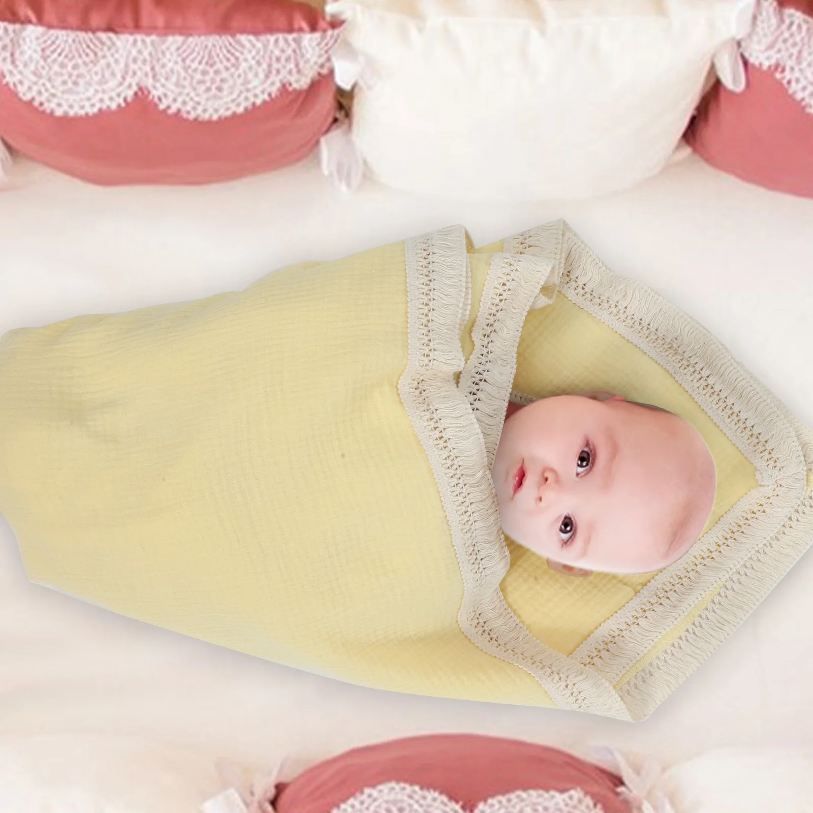 طفل بطانية الرضع قماط لينة القطن الطفل تلقي بطانية الوليد السفر النوم قماط الطفل البطانيات للبنين