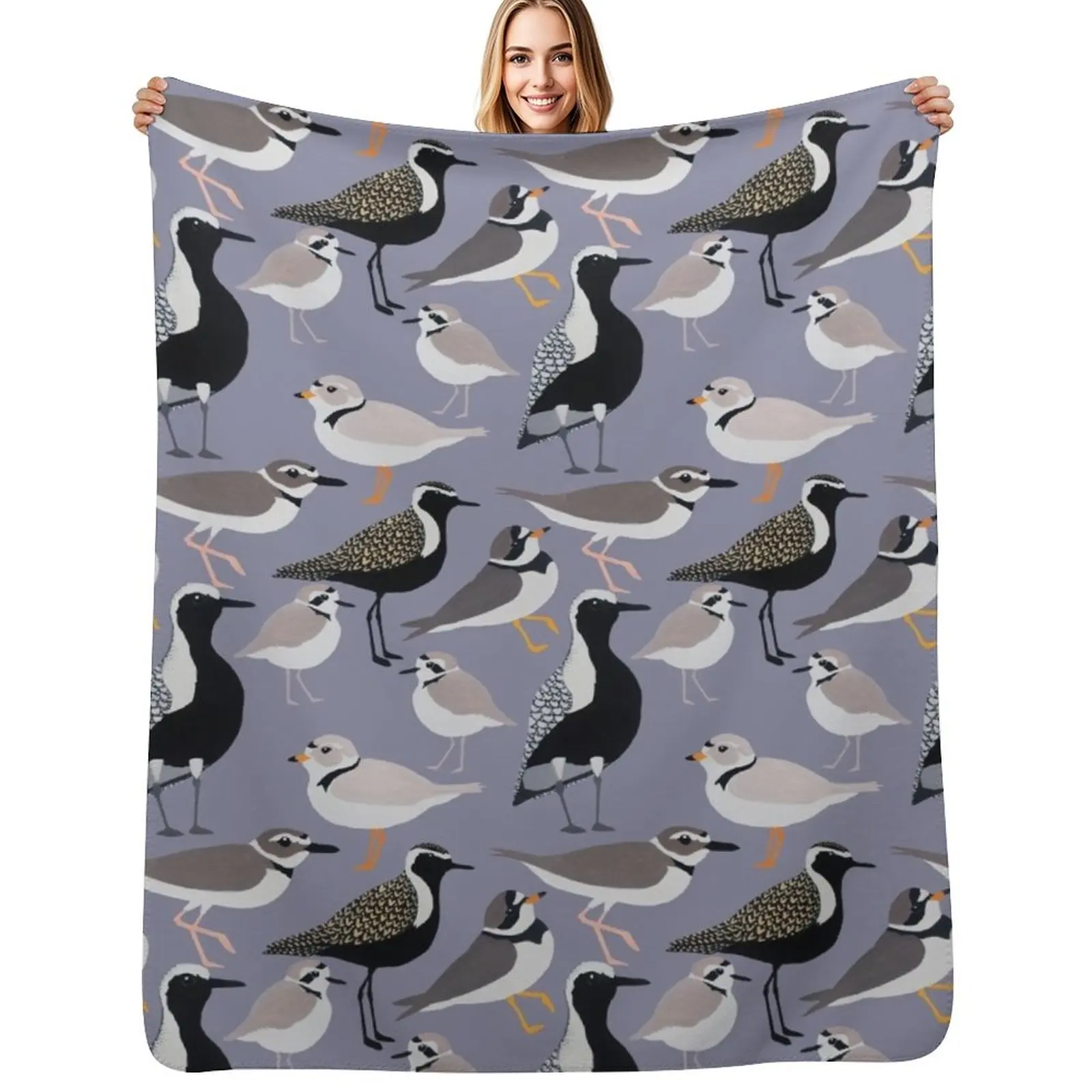 

Plethora of Plovers Throw Blanket decorative Loose Soft warm winter Blankets