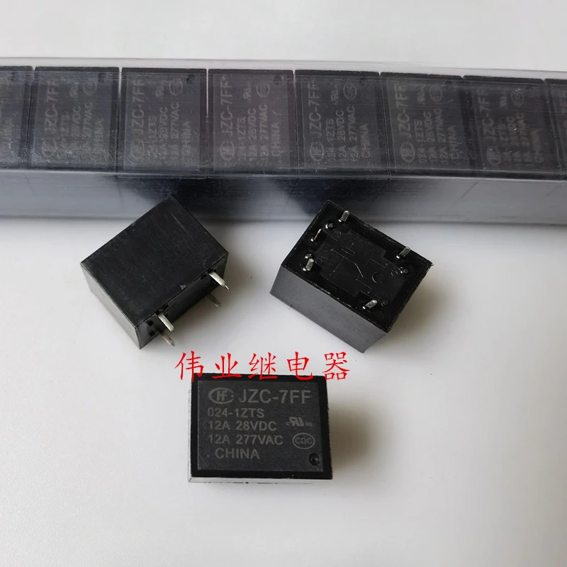 （Brand New Original）1pcs/lot 100% original genuine relay:JZC-7FF 012-1ZTS 024-1ZTS 12V 24V 5pins 12A