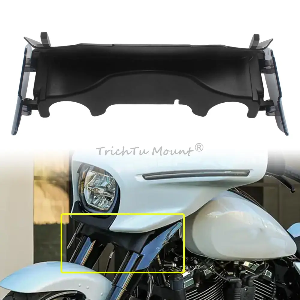 

For Harley Touring Street Glide CVO FLHXSE FLHX 2023-later Motorcycle Front Fork Fairing Air Deflector Wind Splitter