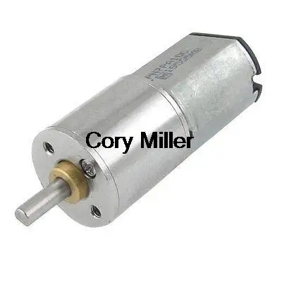 DC 6V 0.3A 60RPM Torque Electric Gear Box Geared Motor New