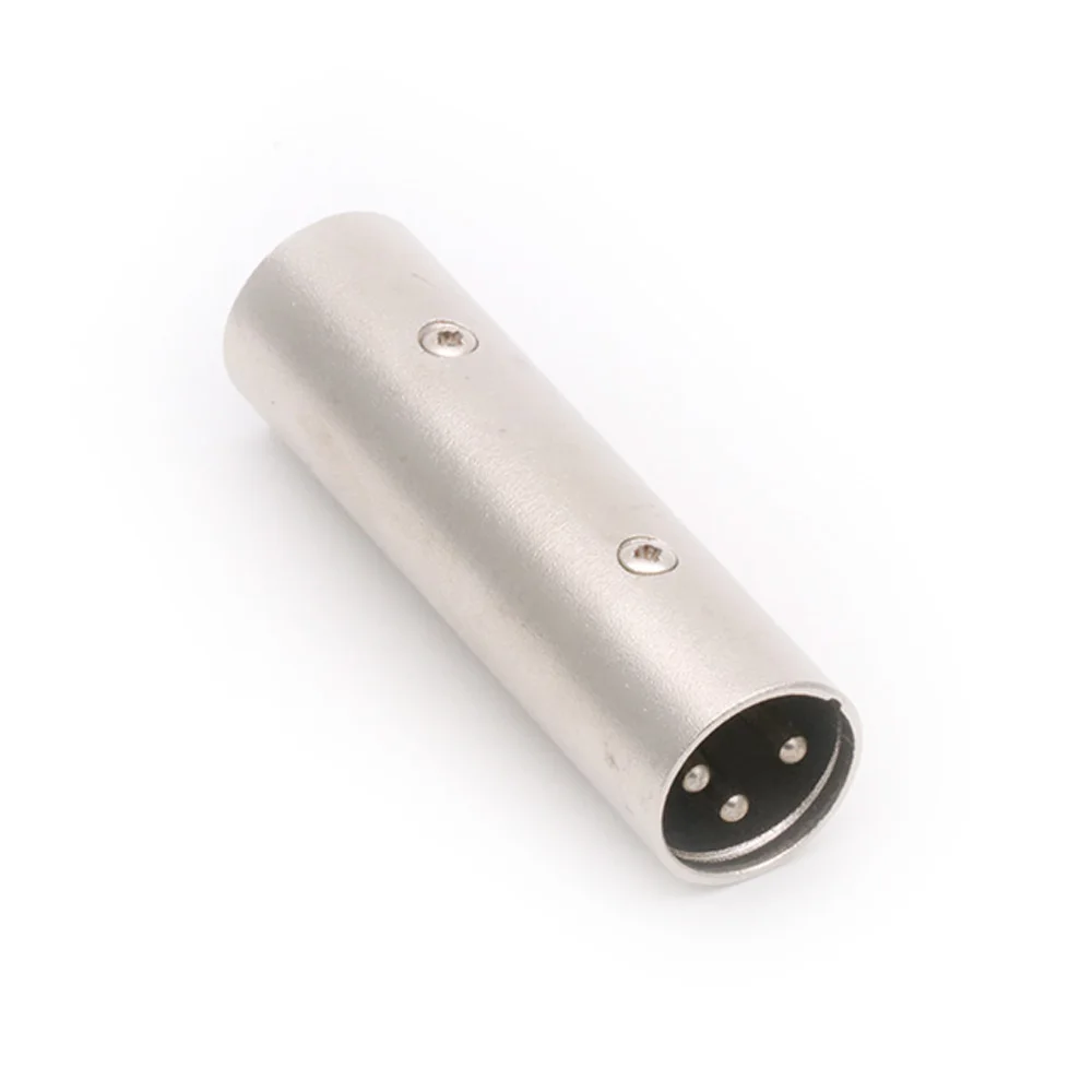 Adaptador de micrófono de Audio para tarjeta SIM, conector XLR macho a xlr macho de 3 pines, hembra a hembra, 1 unidad por lote