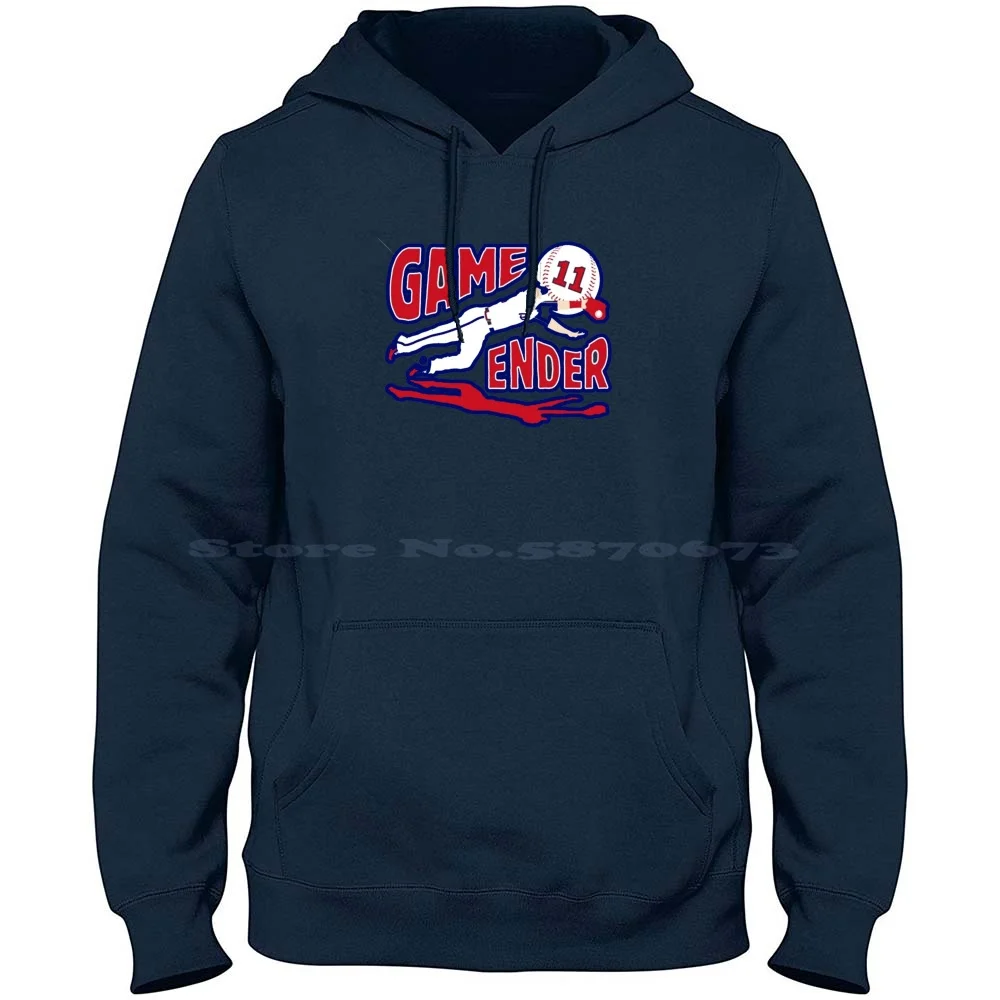 This Game Ender In Atlanta 100% Cotton Hoodie T Shirt Chipper Jones Bobby Cox Christmas Ender Inciarte Turner Field Atlanta