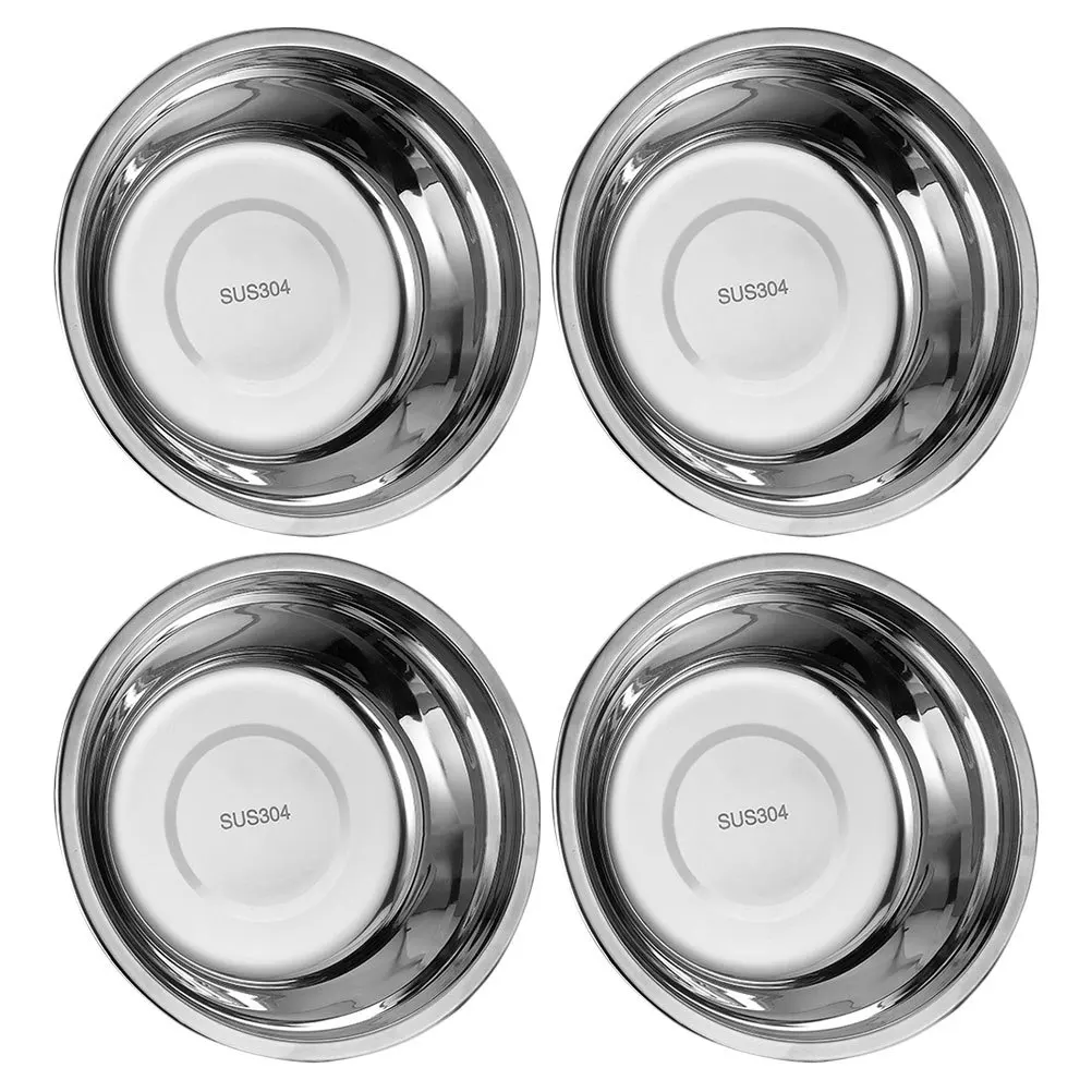 

4Pcs Stainless Steel Mixing Bowl Anti Rust Salad Soup Noodle Prep Kitchen Accessories Mixing Bowl Food Prep Bowls