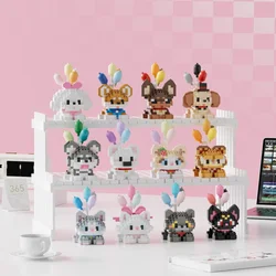 Mekansm Cute Cat Dog Orange Tabby Corgi Husky Small Animal Pet Building Model Building Block Toy Puzzle Children's Holiday Gift