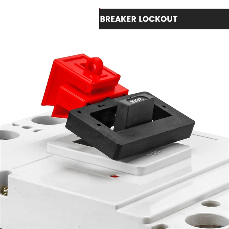 Medium Clip-On Circuit Breaker Lockout Device For 480/600V Clamp-On Breaker Lock Out Tag Out CABGI