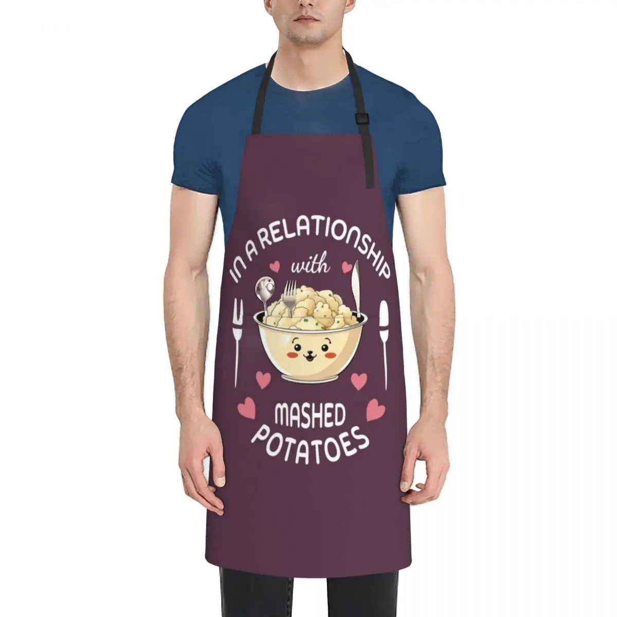 Mashed Potatoes Lovers Apron Kitchen Man Home Cleaning for kitchen useful Apron