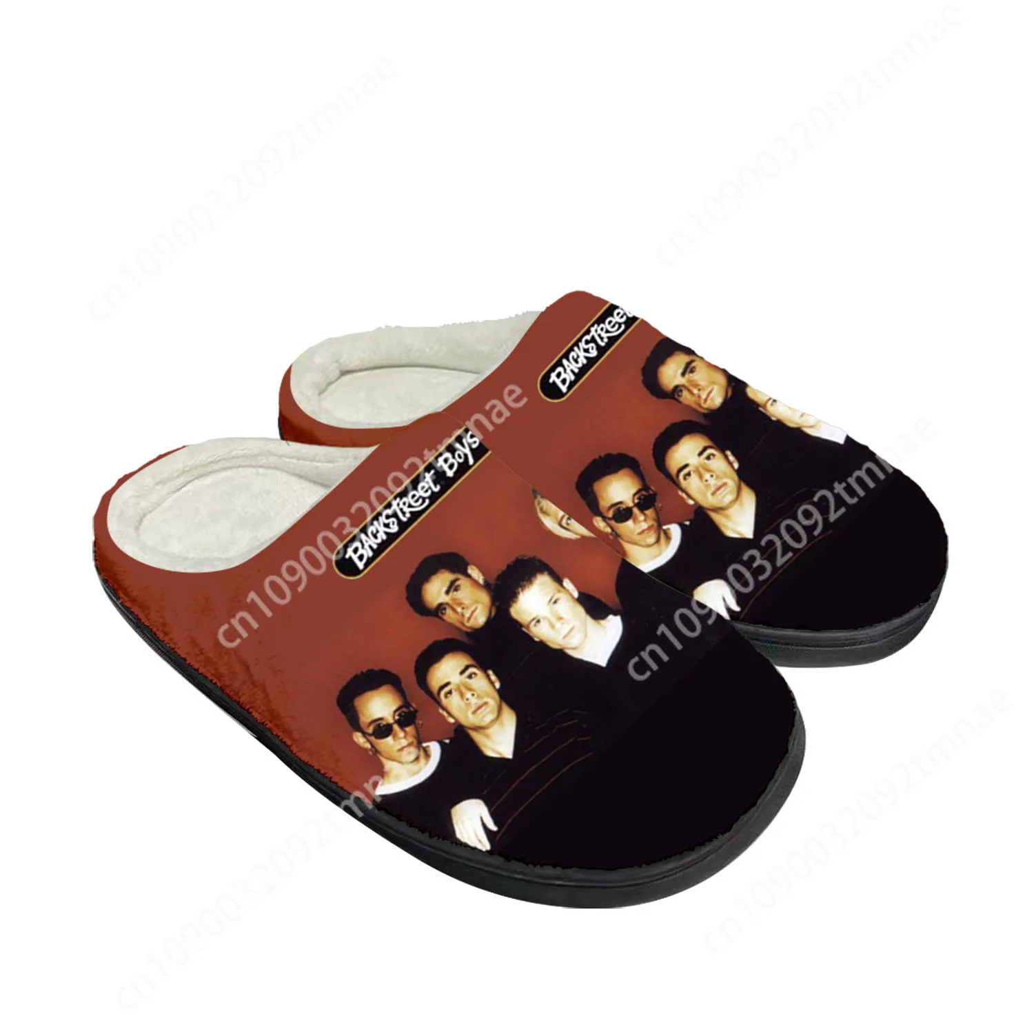 

Backstreet Boys Pop Band Bsb Home Cotton Custom Slippers Mens Womens Sandals Plush Bedroom Keep Warm Shoe Thermal Slipper Black