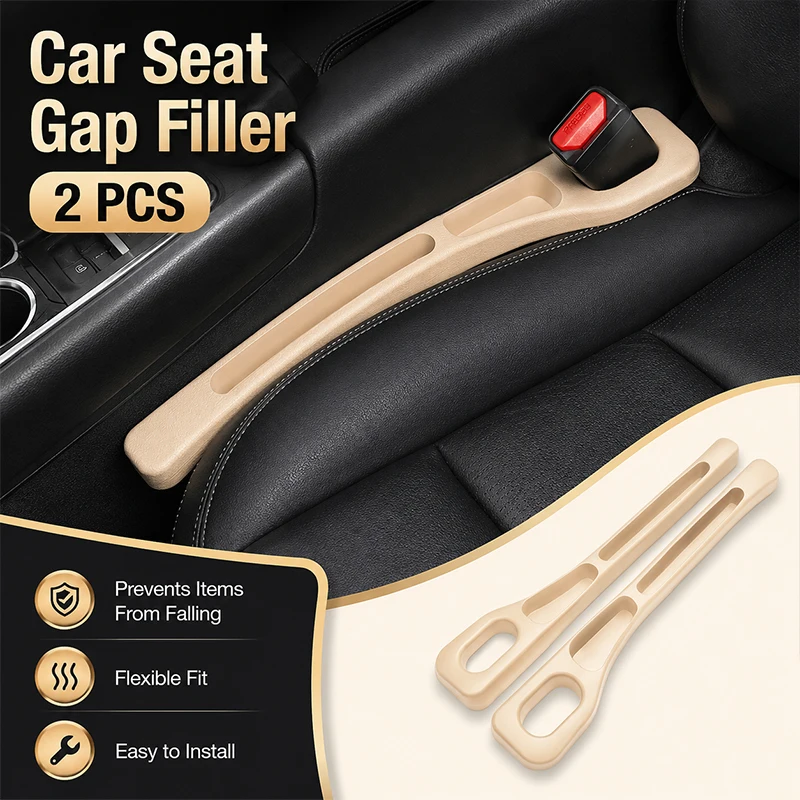 2Pcs Car Seat Gap Filler Between Seats Crevice Decoration Interior Accessories For BMW X1 E84 2009 2010 2011 2012 2013 2014 2015