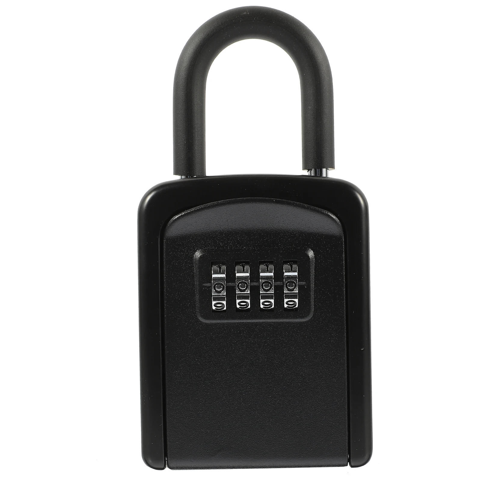 

Key Safe Box Outdoor Waterproof Security Lock Box 4- Combination Resettable Steel Storage For House Office