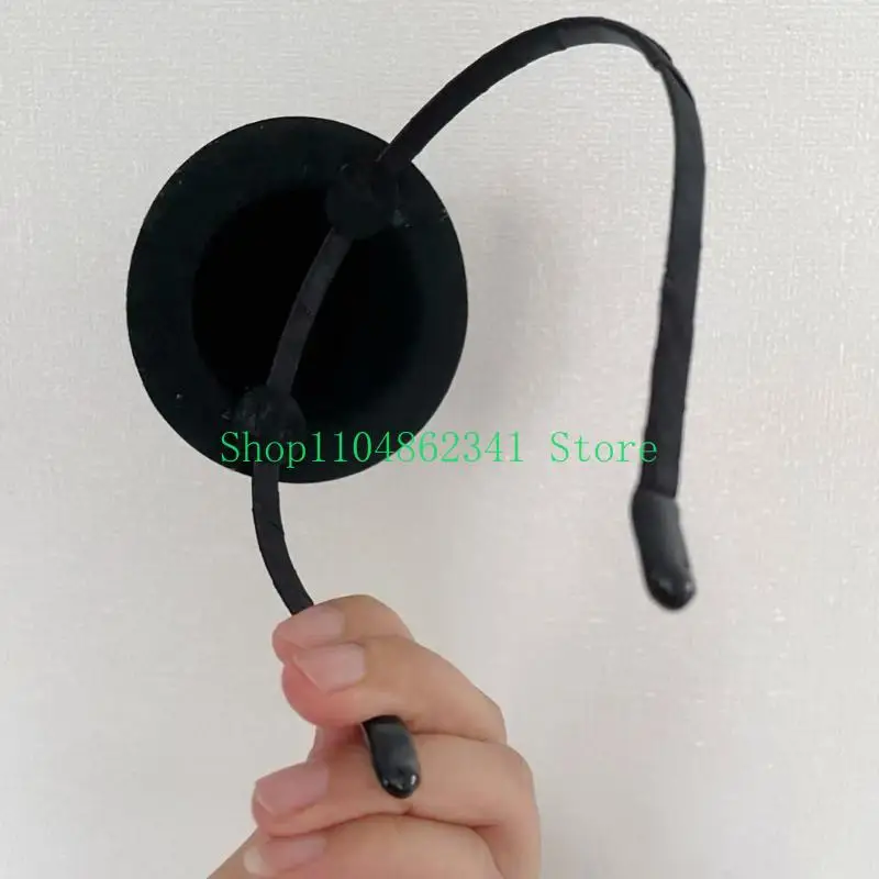 Adult Mini Top Hat Headband Fascinator Teas Party Headpiece for Womens Gatsby Party Costume Accessories Top Hat Headpiece