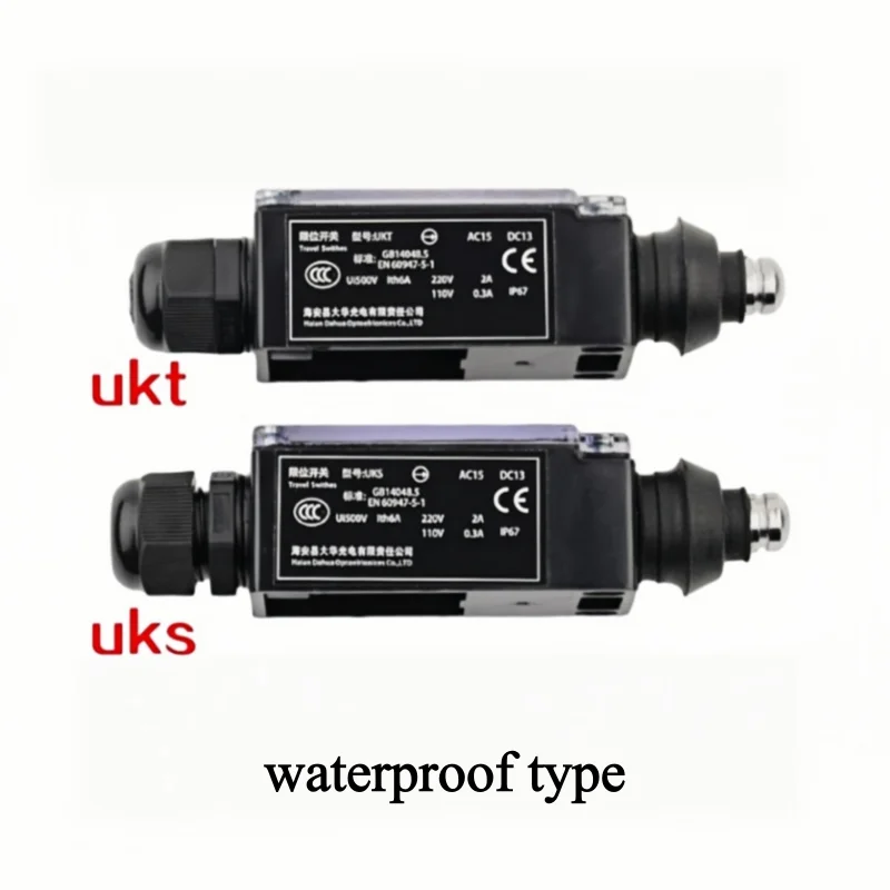 Waterproof type Safety Limit Switch UKS/UKT Buffer Speed Limiter Tension Sheave Elevator Spare Ac