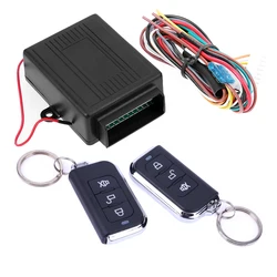 Universal Centralized Lock Keyless Entry System Central Locking Car Alarm Accessories Door Windows Remote Control Trunk Key