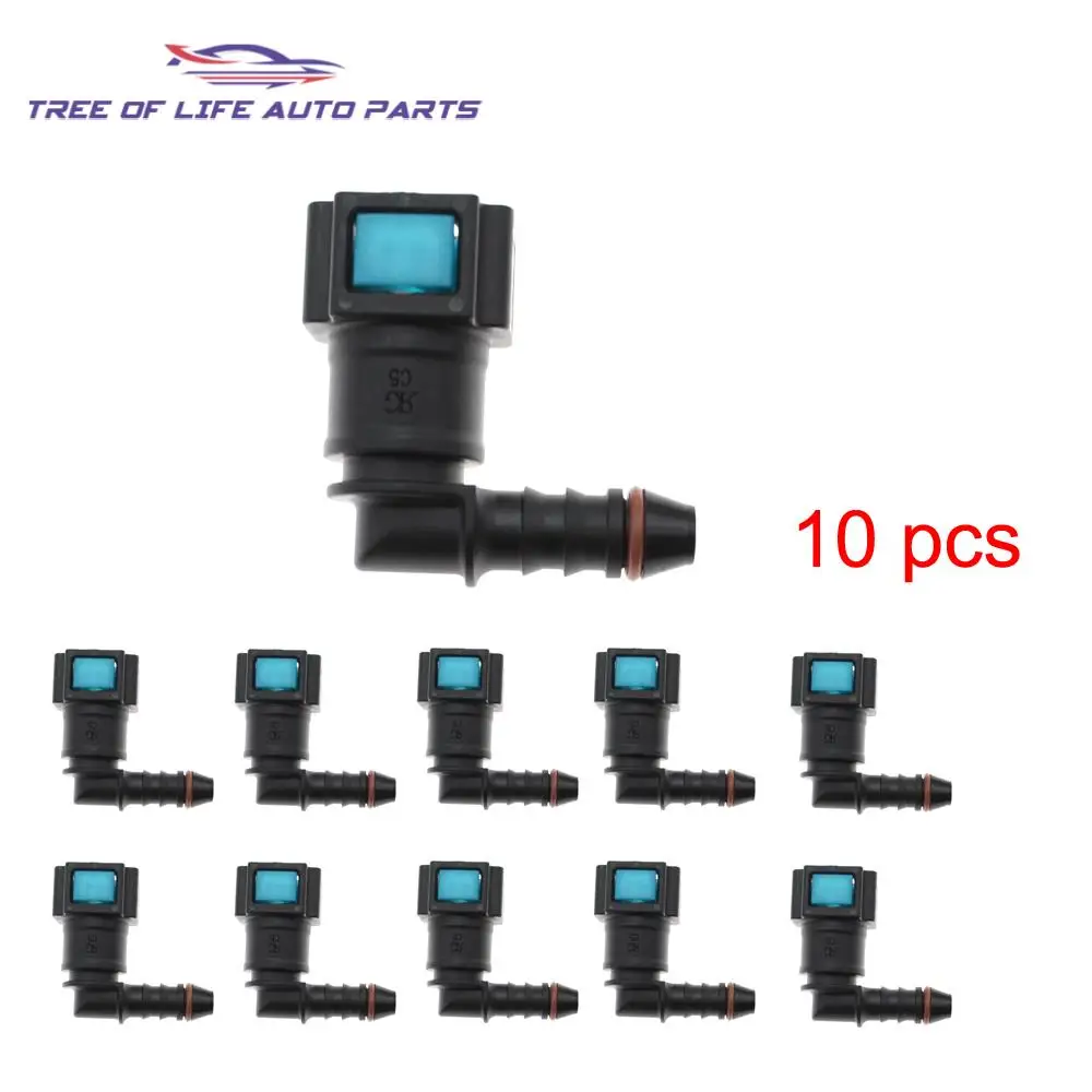 2/5/8/10 7.89 ID6 Auto Car Fuel Line Hose Coupler Quick Release Connect Connector Fuel Line Rubber Hose Coupler Carburetor Part