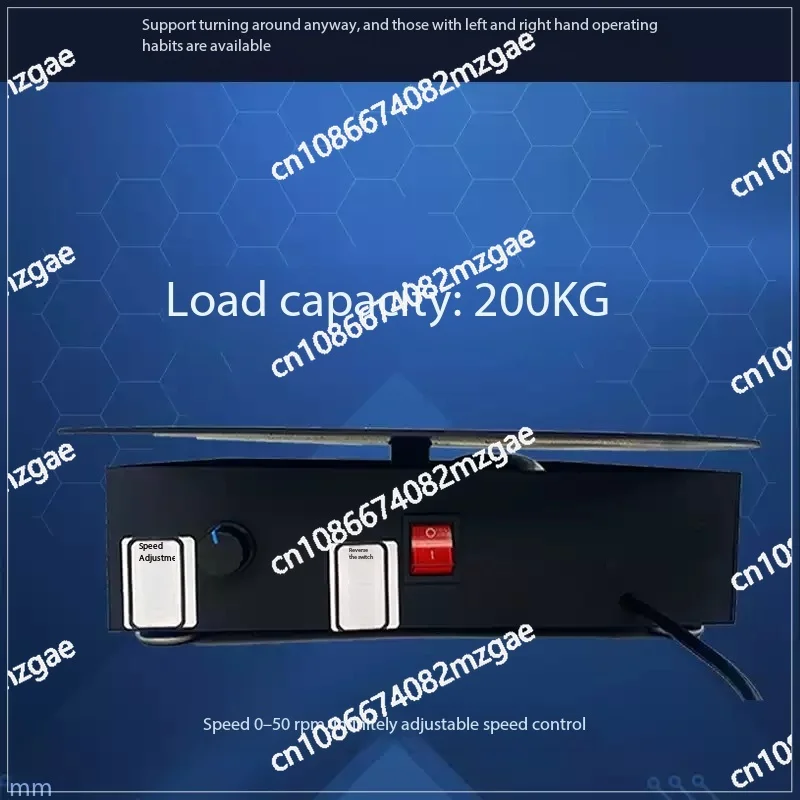 

Electric Rotating Turntable 200kg Capacity for Coiling Machine Carton Sealer and Seafood Fruit Packing Equipment