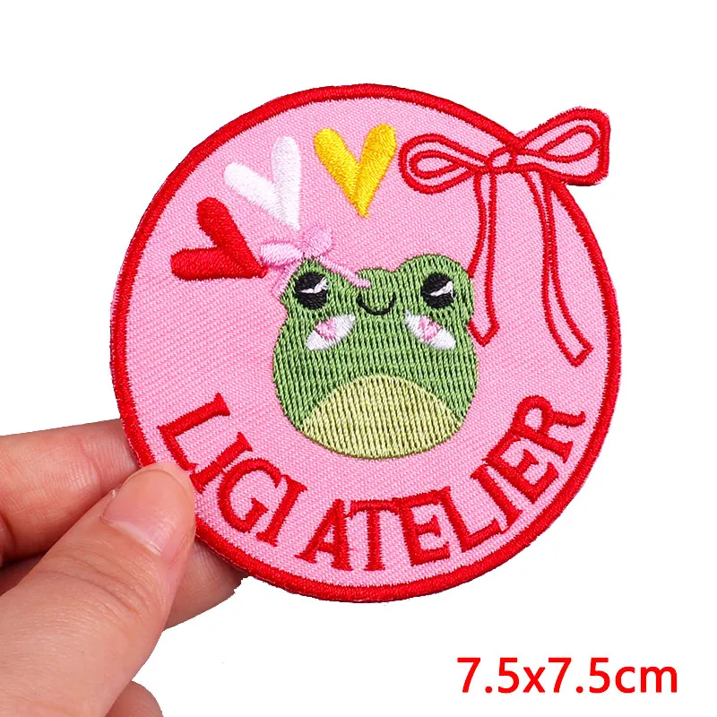 Niederlande Oeteldonk Emblem bestickte Patches für Kleidung Karneval Emblem Eisen auf Patches auf Kleidung Zubehör Applikation DIY – Detail 3