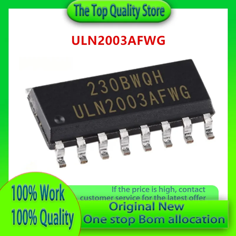 10PCS 100% New  ULN2003AFWG ULN2003A SOP-16 transistor bipolar