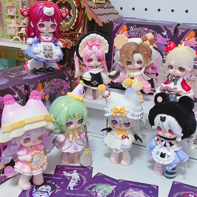 

Новая серия Ninita Magic Mirror Paradise, слепая боксорнамент, игрушка первого поколения, аксессуар, подарок на день рождения, подлинная