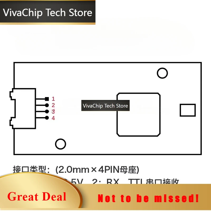 VivaChip Tech​HLK-LD6001 60GHz Radar Motion Sensor | Human Presence Detection For Smart Home Security Automation Lighting Contro