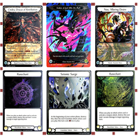 Flesh and Blood FOIL Proxy FAB TCG Game Barkbone Strapping Savage Sash Nuu,Alluring Desire Enigma,New Moon Felling of the Crown