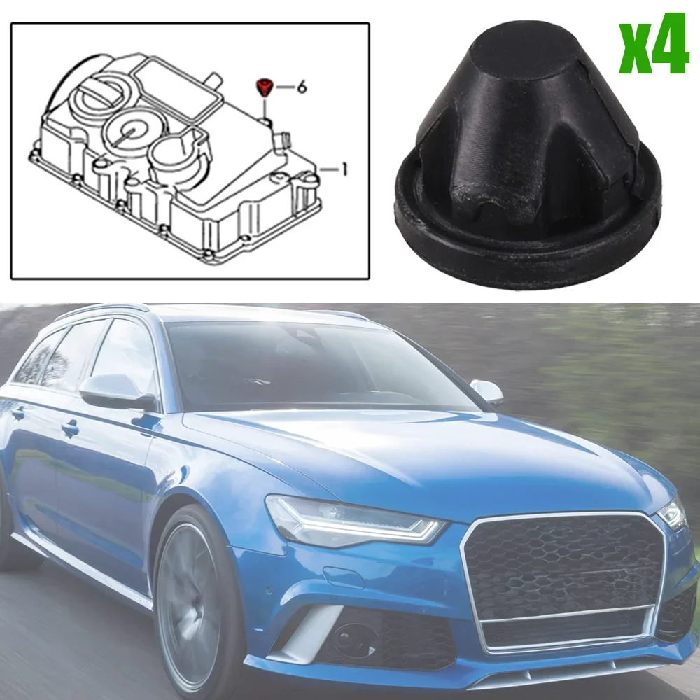 4 Uds nuevo para Audi A3 A4 A6 Skoda Octavia VW Polo Golf Jetta asiento cubierta de motor de coche ojal pulg Socket 03G 103184   Reemplazo de coche