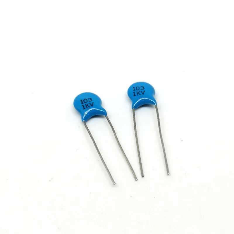 100 قطعة/الوحدة عالية الجهد رقاقة السعة 3KV103M 3KV 103 3000V 10nF 0.01 فائق التوهج 1KV 2KV