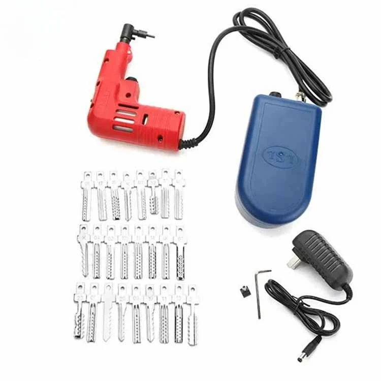 High quality Electric Lock Pick Gun 25 pins Lock Pick Tools Dimple Lock Bump Locksmith Tool Set