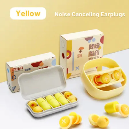 

Professional Soundproof Earplugs Noise Reduction Soft Comfort Ear Plugs for Sleeping Napping Block Noise Quiet Sleep Accessories