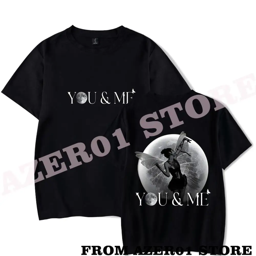 Jennie You & Me Album Merch T-Shirt Druck Sommer Männer/Frauen Streetwear T-Shirt Shirt Kurzarm neues Logo Sie und ich T-Shirt