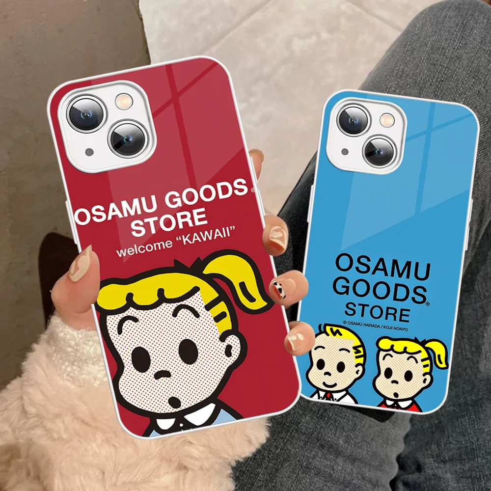 O-Osamu H-Harada Phone Case Tempered Glass For Iphone 14 13 12 11 Pro Mini XS MAX 14Plus X XS XR Fundas