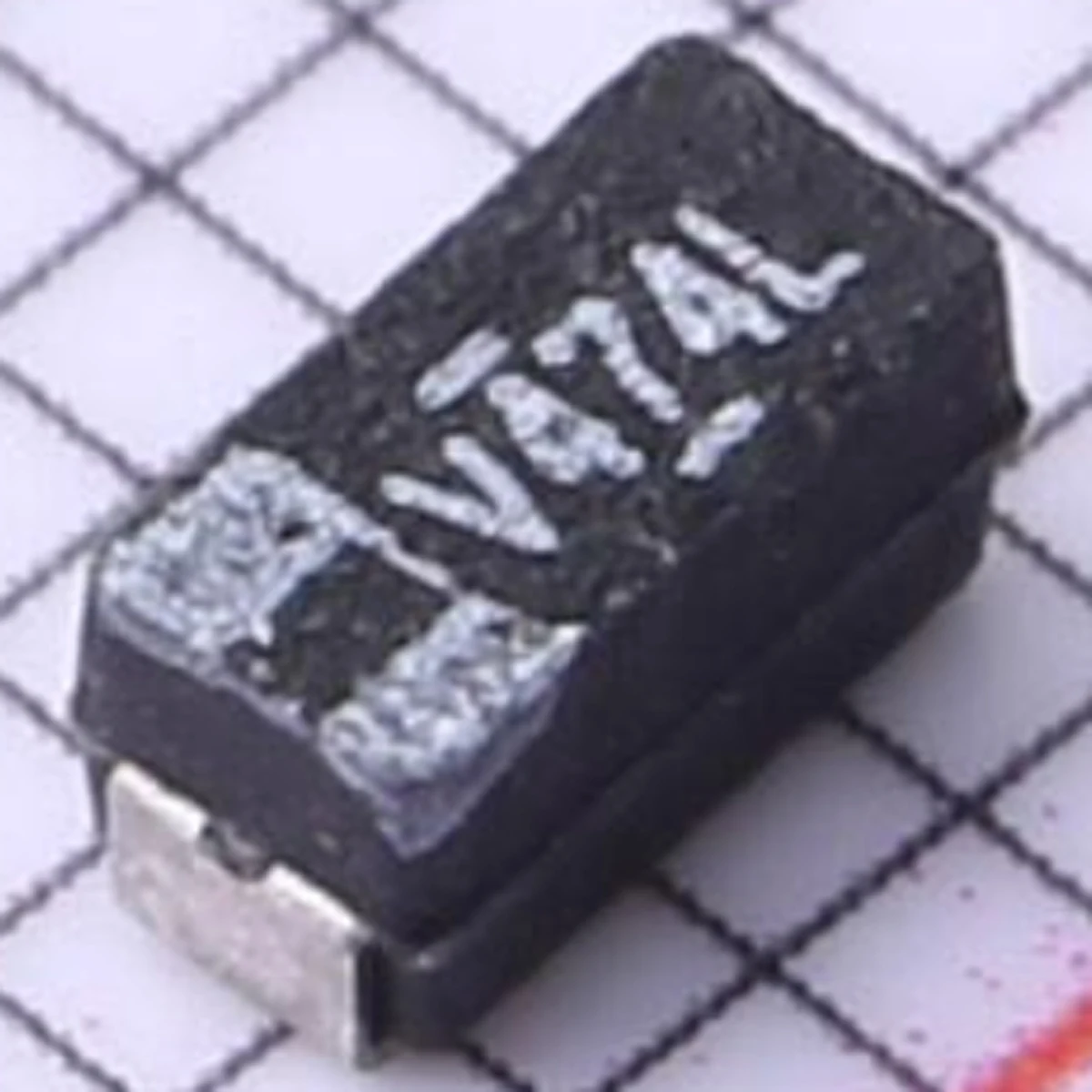 مكثف وضع العلامات والتنتالوم ، V474L ، 35V ، 470nF ، 10 Ω ، (من من من):293D474X9035A2TE3 ، أصلي ، 10