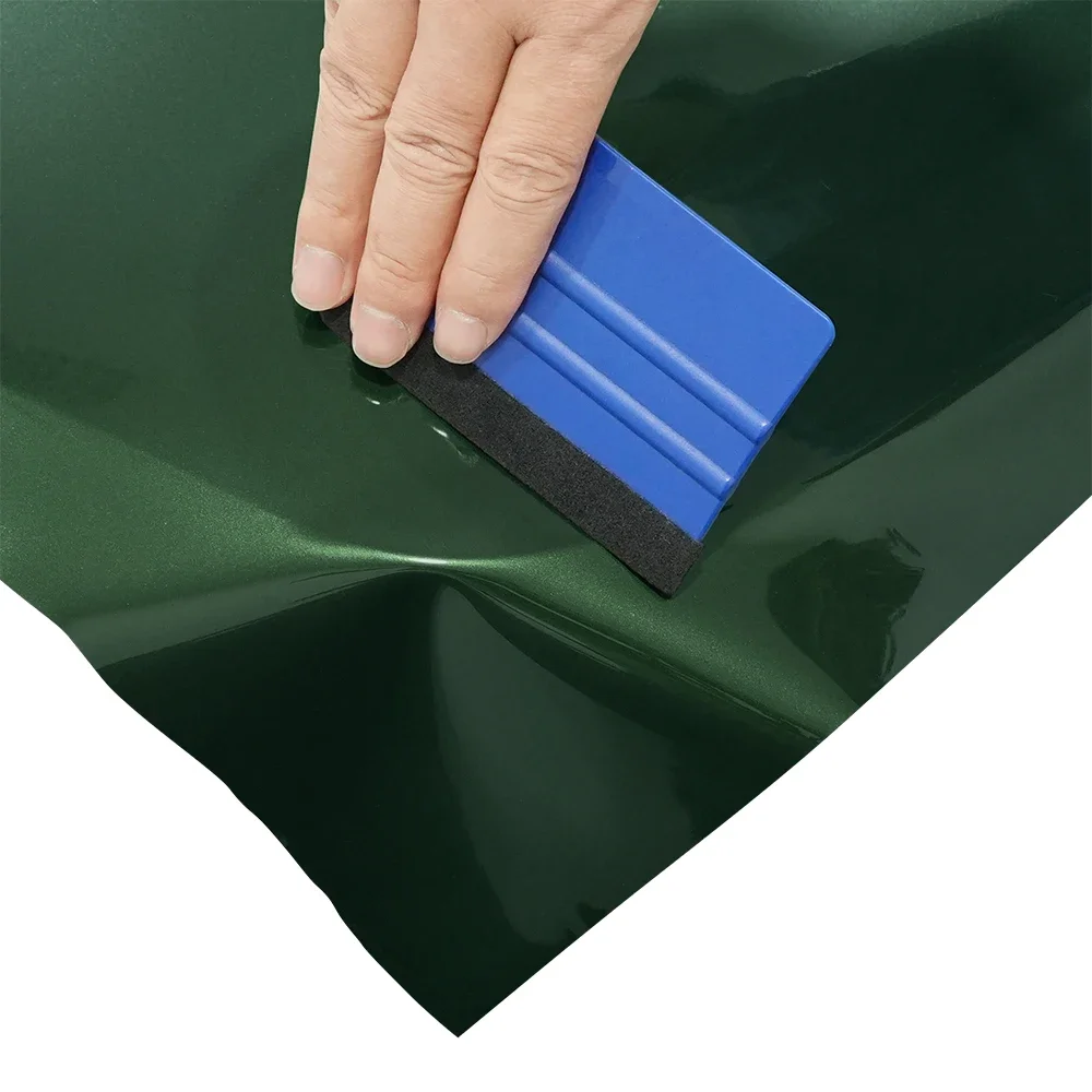 Car Sticker Color Change Film Car Adhesive Vinyl Wrap Midnight Green Bubble Free Wrapping Car Accessories Interior Exterior view 3