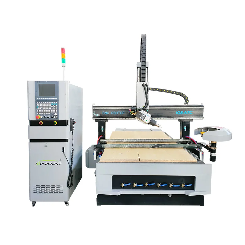 Cnc 4 Axis Router Furniture 3D Design Wood Router Milling Machine 1325 1530 Kitchen Cabinet Furniture Making Machine