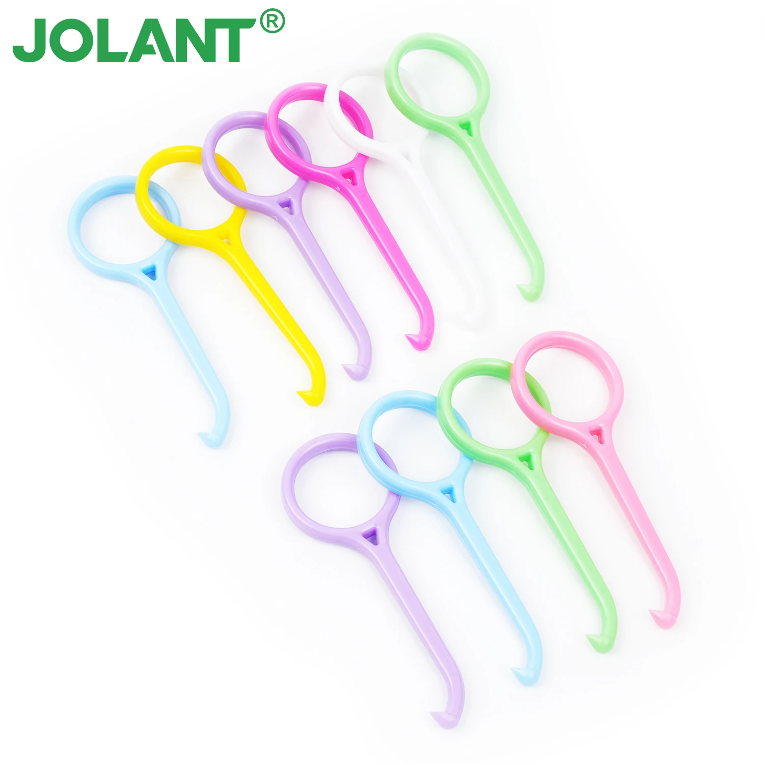 

20pcs JOLANT Dental Orthodontic Aligner Remove Hook Dental Invisible Brace Extractor Portable Plastic Tooth Socket Removal Tools