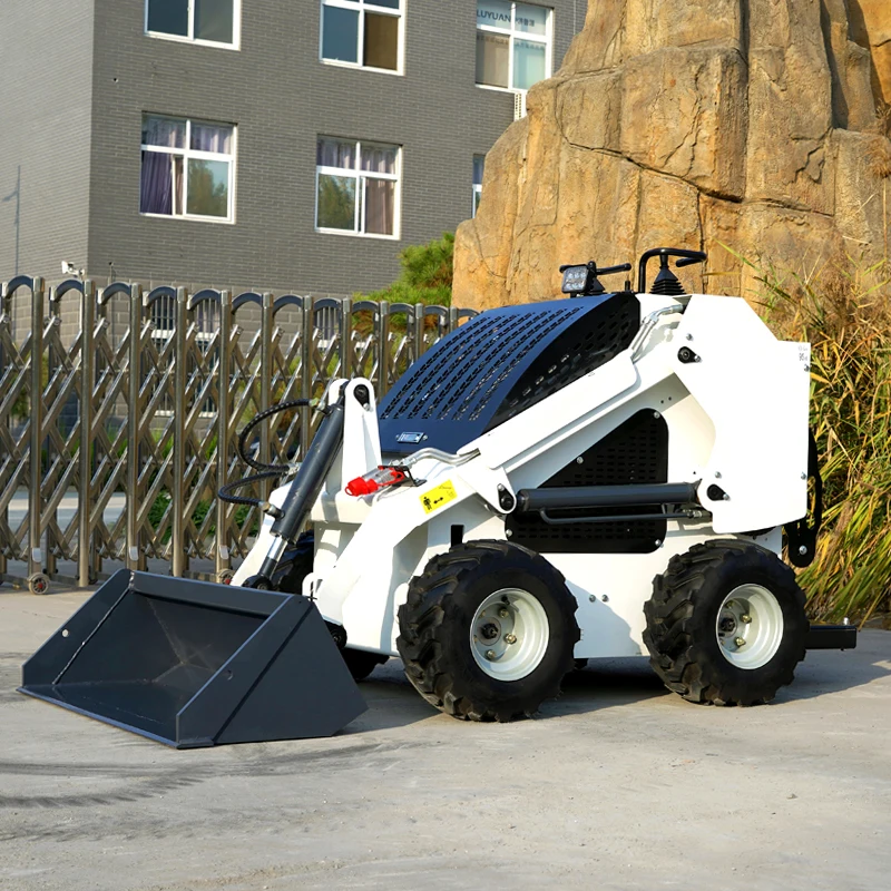 For Sale Mini Skid Steer Loader Mini Skid Steer Loader Small Garden Loader Crawler Mini Skid Steer Loader Support Customization