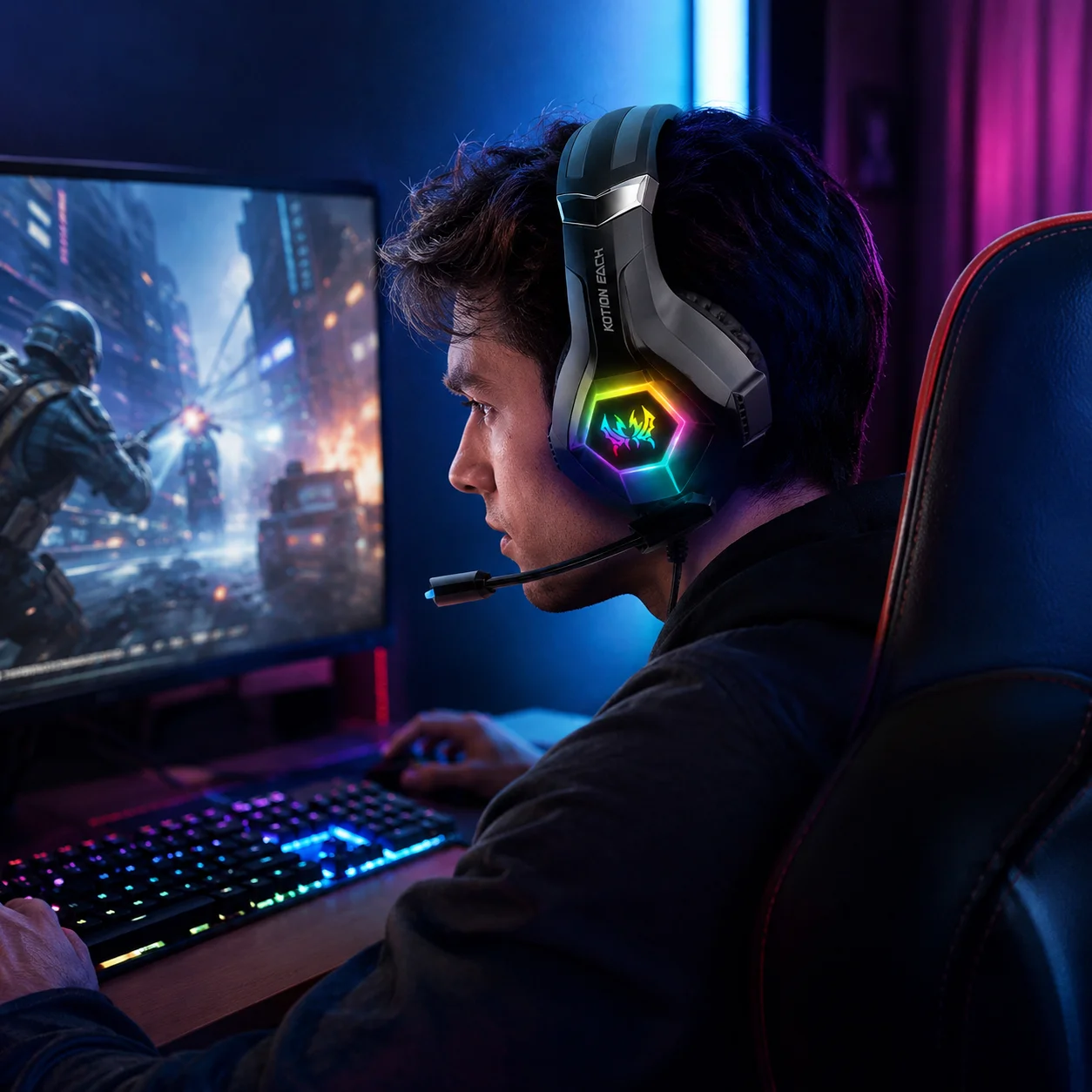 GS450 Wired Gaming Headset RGB - огляд і ціна Gaming Headset Rgb