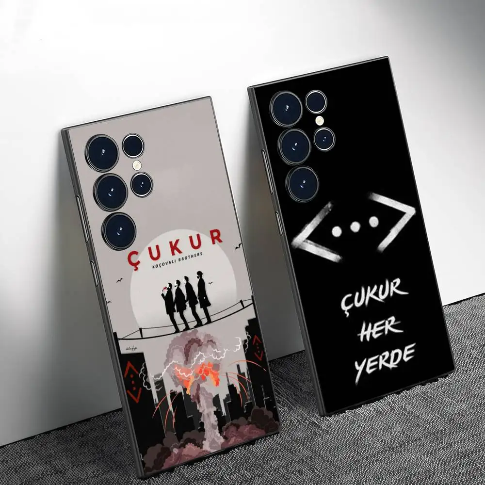 

Turkey Cukur Show TV Phone Case For Samsung Galaxy S25 S24 S22 S23 Ultra S21 S20 Plus Frosted Full Soft Case
