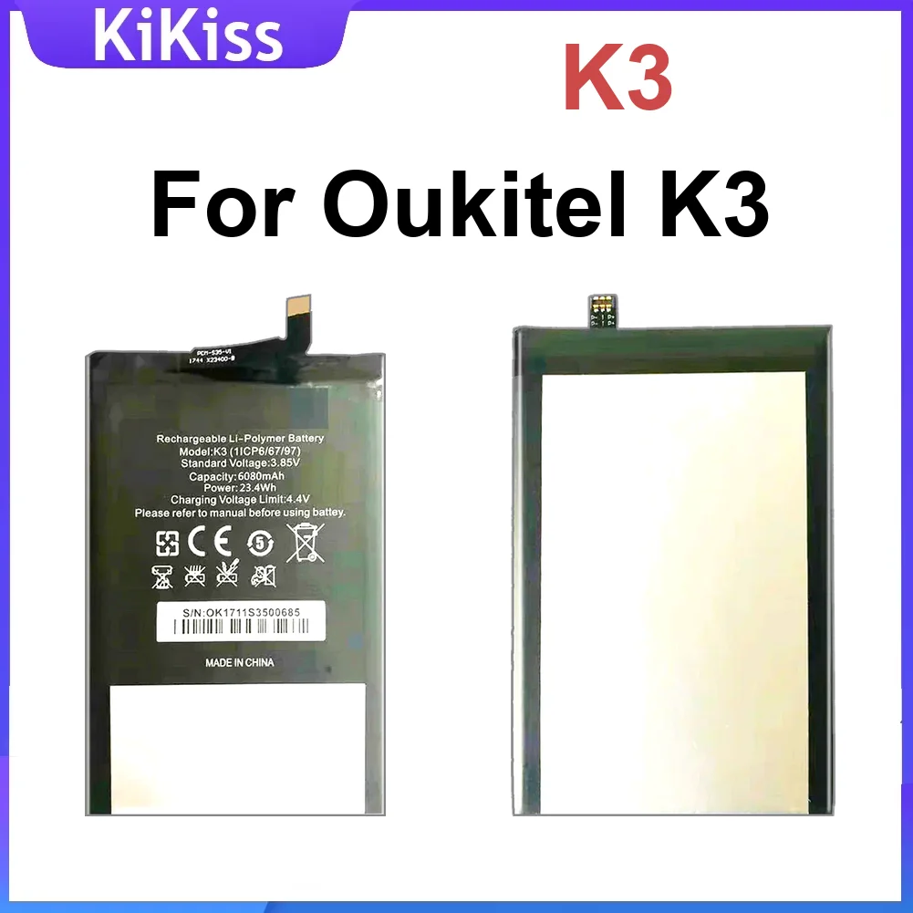 

Перезаряжаемая батарея премиум-класса для мобильного телефона K3 для Oukitel 6080Mah