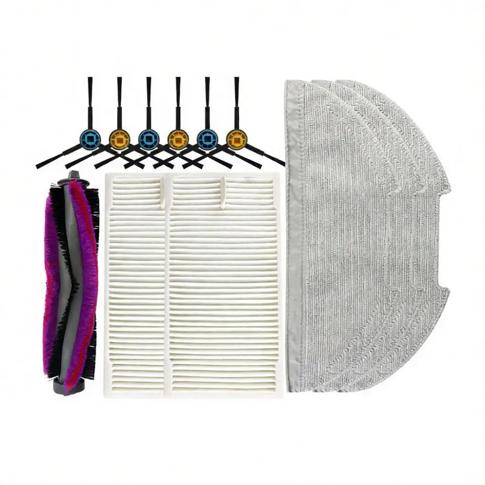 For Midea M9 Eureka E10S E20 Plus Spare Accessories Kit Robot Vacuum Cleaner Brush Filter Mop Pad Home Appliance Parts Set