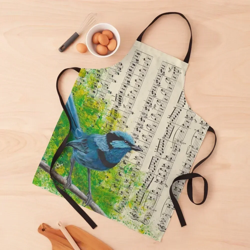 

Splendid Fairy Wren Apron Women's Home Clothes Kitchens Men Kitchen Accessories 2022 Things For The Kitchen Apron