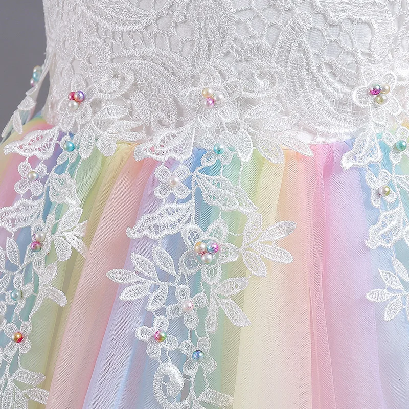 BX8991 Children Clothes Kids Clothing Girls Dresses Sequined Princess Dresses Birthday Party Dresses For Kids Girls