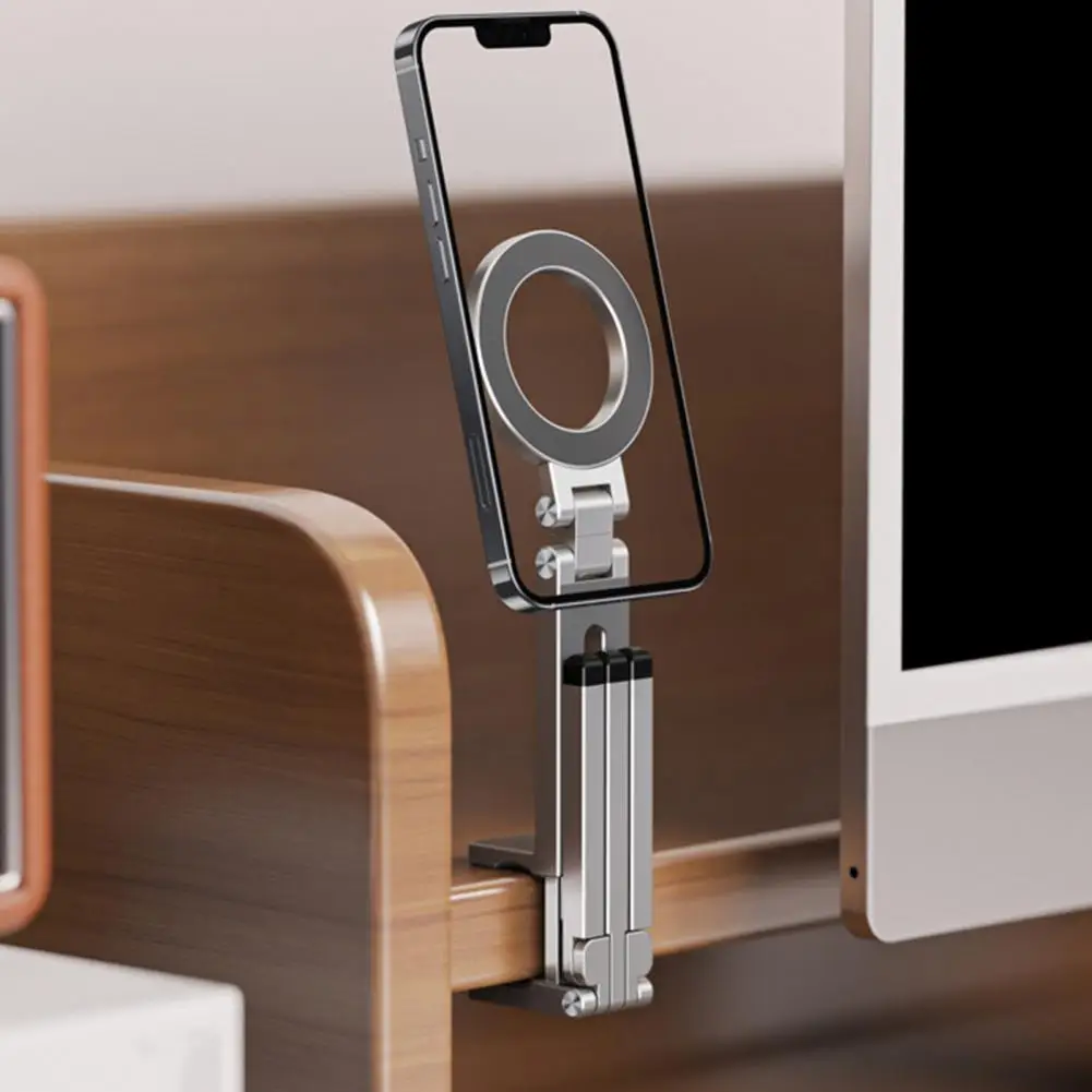 

Magic Clip Tripod Aluminum Alloy Magnetic Phone Tripod Stand for Apple Series with 360 Degree Rotation Quick for Pro for Video