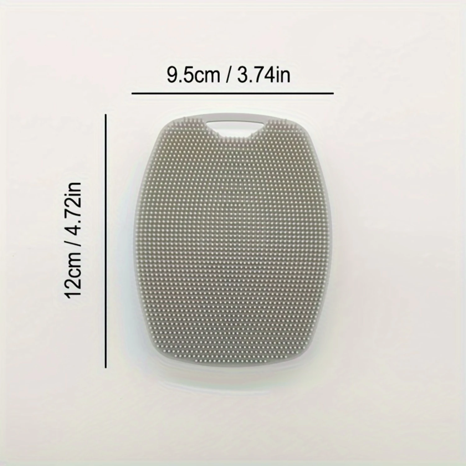 Depurador corporal de silicona exfoliante de 2 piezas, con mango ergonómico antideslizante, limpieza y masajea su piel, fácil de sujetar y colgar, B