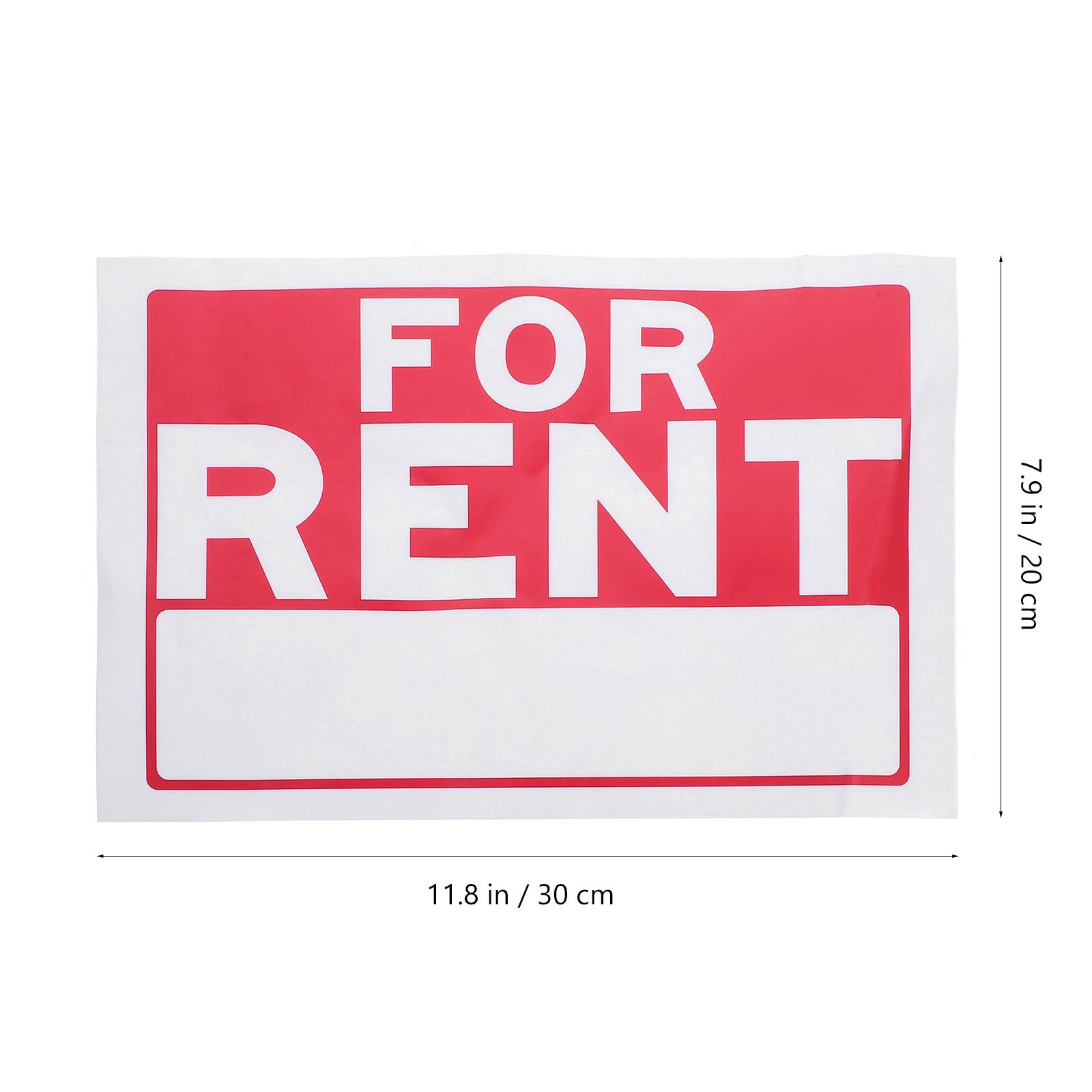 Etiqueta de exibição de preço adesivos de unhas para aluguel sinal decalques sinais lojas porta aluguel papel carro casa sinalização interior